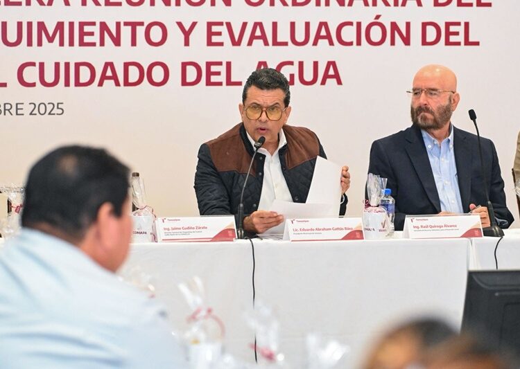 Preside alcalde de Victoria reunión de ‘Semáforo del Cuidado del Agua’