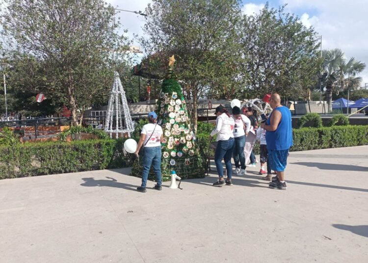 “Sin ellos no hay Navidad”: la ausencia también marchó en Reynosa