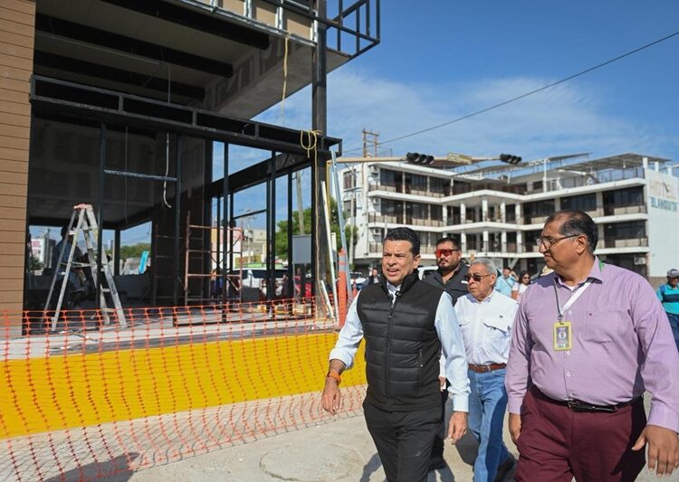 Supervisa alcalde avance de remodelación de central de autobuses de Victoria