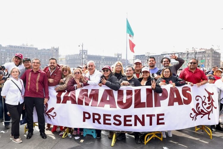 Tamaulipas presente en el Zócalo capitalino