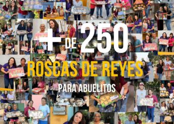 DIF Altamira comparte Rosca de Reyes con Adultos Mayores