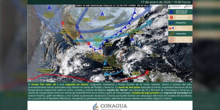 Activan alerta para Tamaulipas por Frente Frío 29
