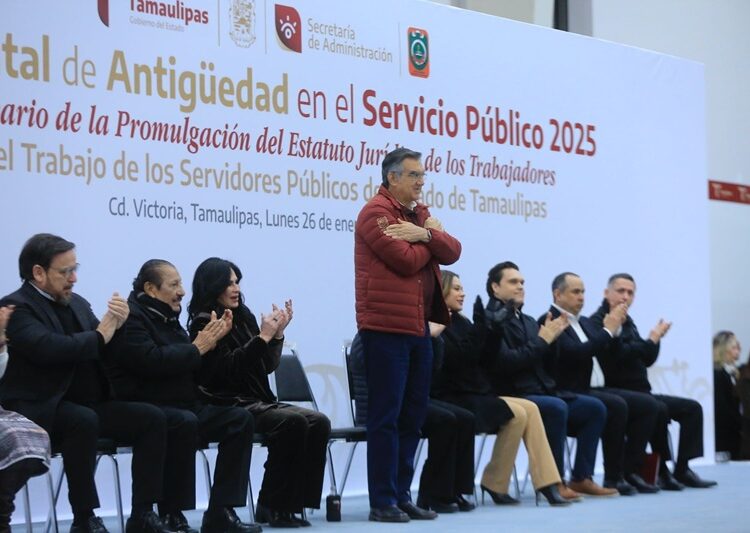 Aumento salarial y pensiones seguras garantiza Américo a las y los trabajadores del Estado