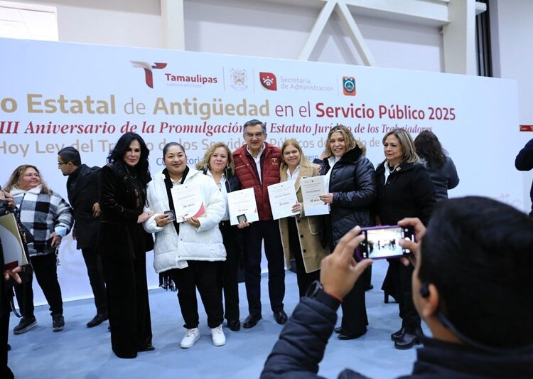 Aumento salarial y pensiones seguras garantiza Américo a las y los trabajadores del Estado