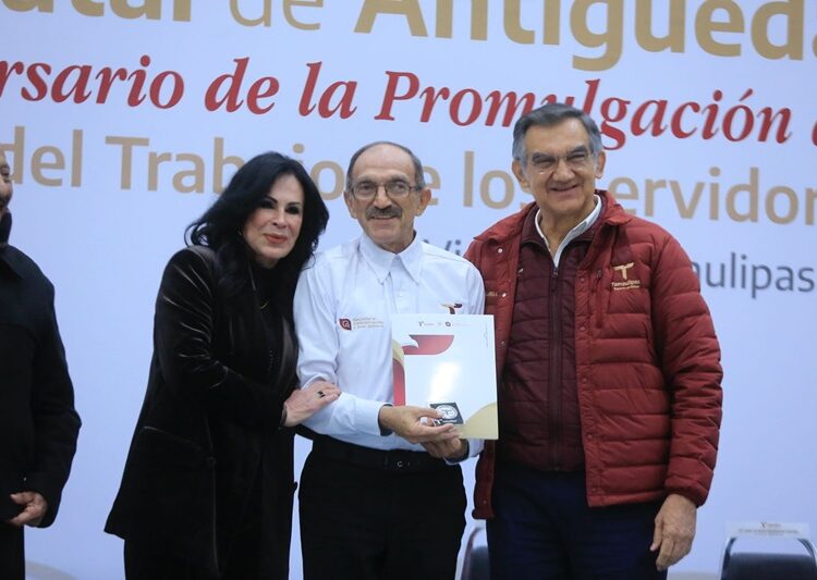 Aumento salarial y pensiones seguras garantiza Américo a las y los trabajadores del Estado