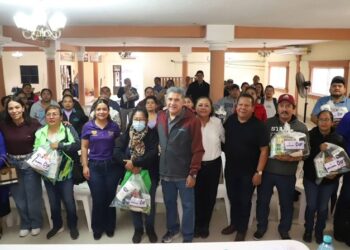 Benefician Gobierno Municipal y DIF Altamira a sector trabajador con despensas