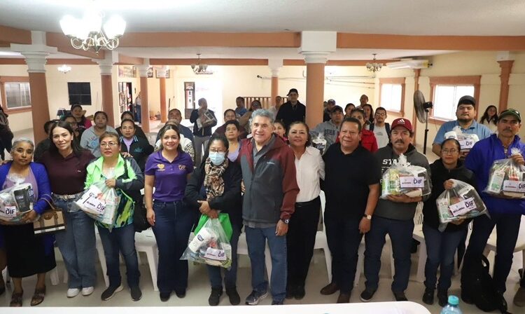 Benefician Gobierno Municipal y DIF Altamira a sector trabajador con despensas