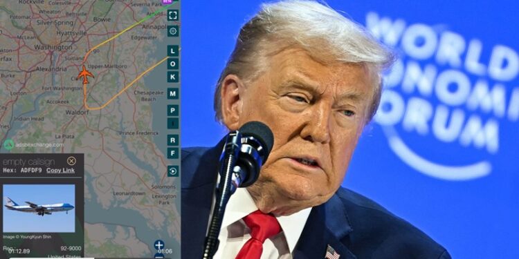 “El ‘susto’ que se llevó Trump en el aire”: falla avión sobre el Atlántico