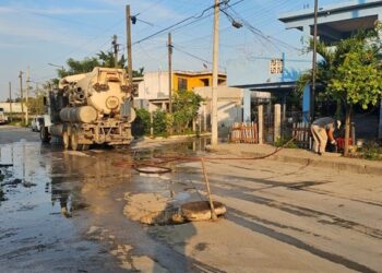 Efectúa COMAPA Altamira sondeos y desazolve en red de drenaje de fraccionamientos