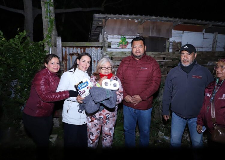 Entrega Gobierno de Altamira apoyo a familias ante las bajas temperaturas