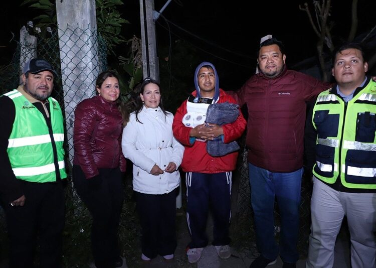 Entrega Gobierno de Altamira apoyo a familias ante las bajas temperaturas