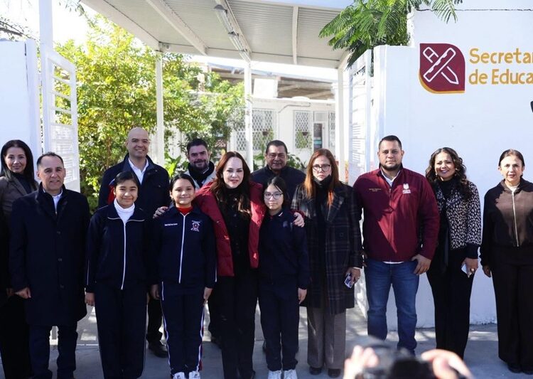 Gobierno de NLD fortalece la infraestructura educativa en la colonia Nueva Era