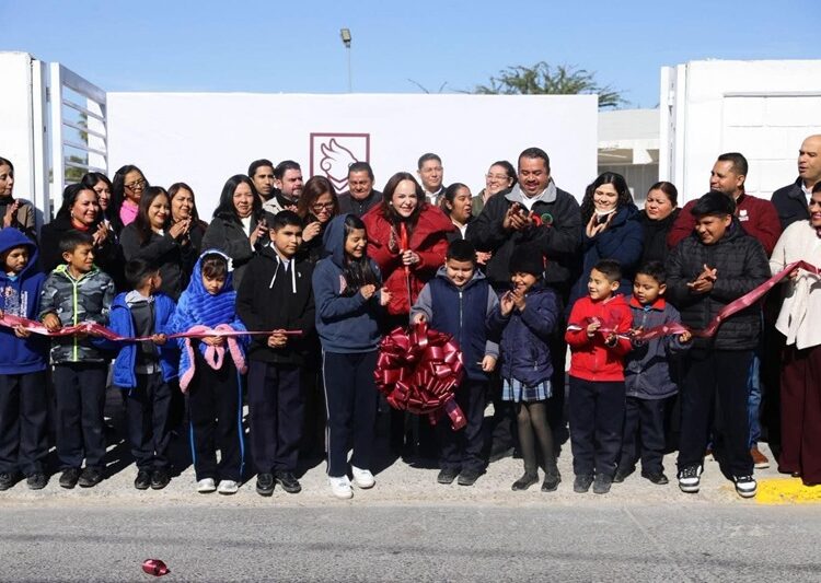 Gobierno de NLD fortalece la infraestructura educativa en la colonia Nueva Era