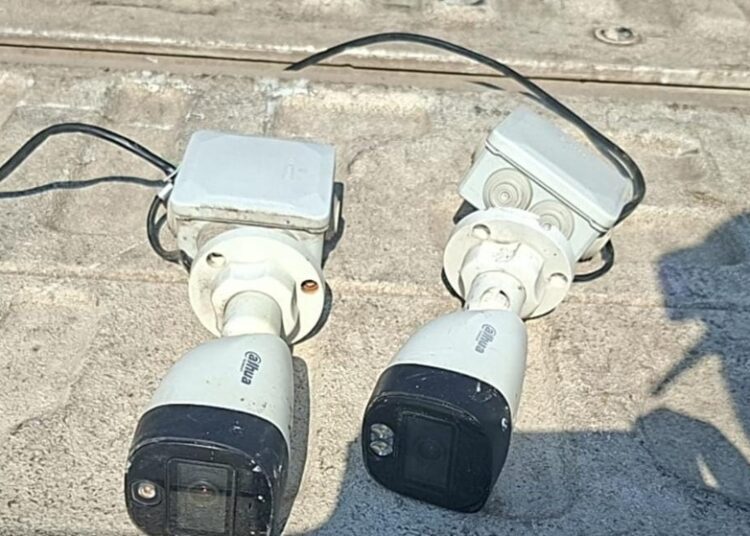 Guardia Estatal desmantela cámaras de videovigilancia ilegales en Tamaulipas