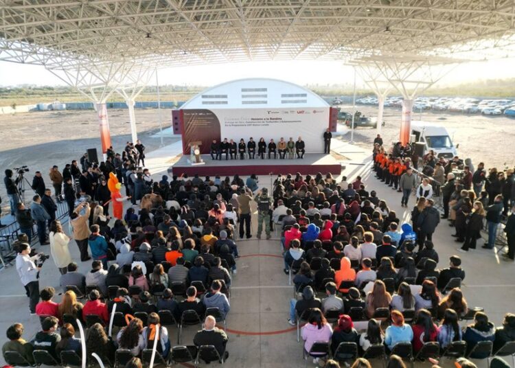 Inauguran Carmen Lilia y Rector de la UAT obras en la Prepa UAT