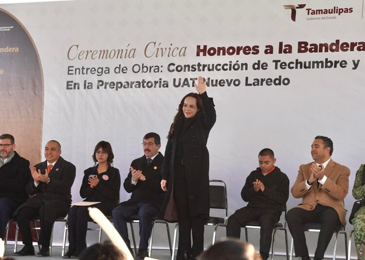 Inauguran Carmen Lilia y Rector de la UAT obras en la Prepa UAT