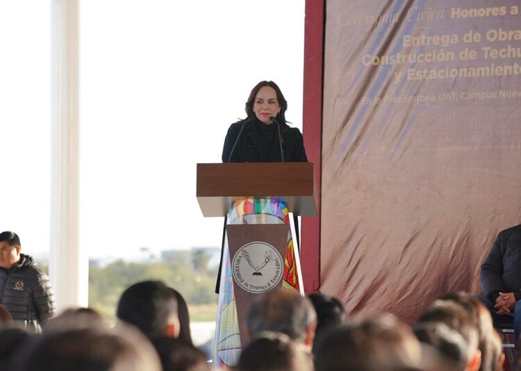 Inauguran Carmen Lilia y Rector de la UAT obras en la Prepa UAT