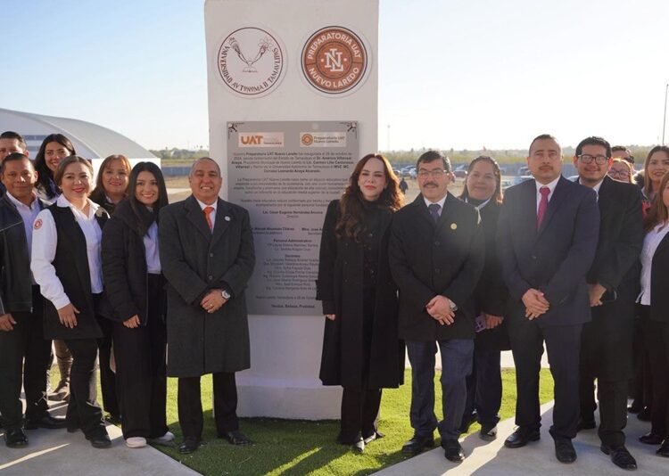 Inauguran Carmen Lilia y Rector de la UAT obras en la Prepa UAT