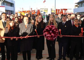 Inauguran Carmen Lilia y Rector de la UAT obras en la Prepa UAT