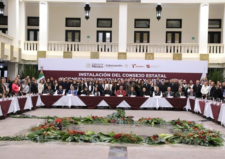 Instala Tamaulipas Consejos de Paz y Justicia Cívica