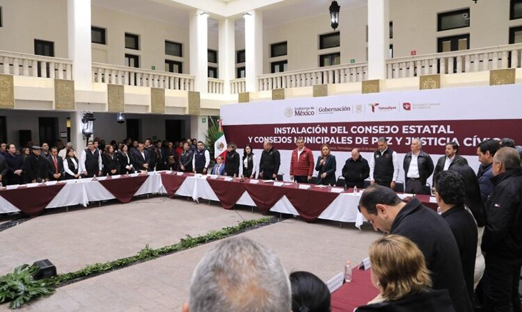 Instala Tamaulipas Consejos de Paz y Justicia Cívica