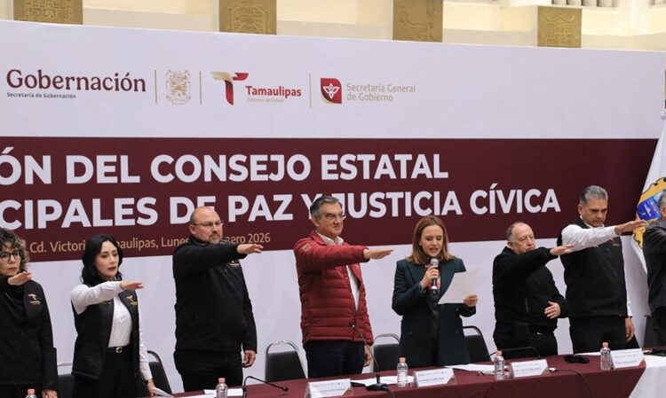 Instala Tamaulipas Consejos de Paz y Justicia Cívica