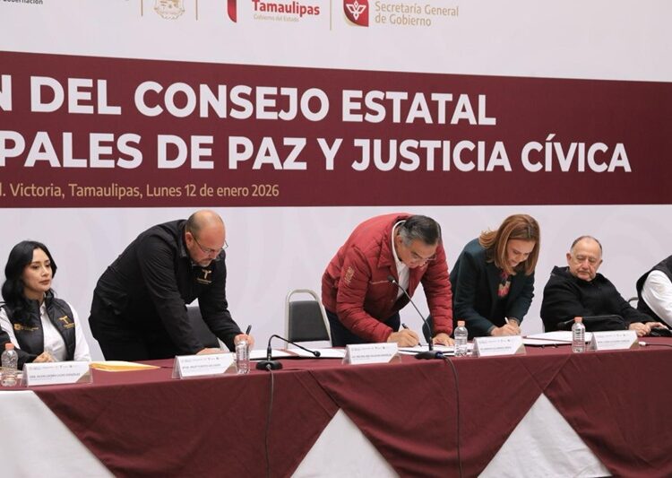 Instala Tamaulipas Consejos de Paz y Justicia Cívica