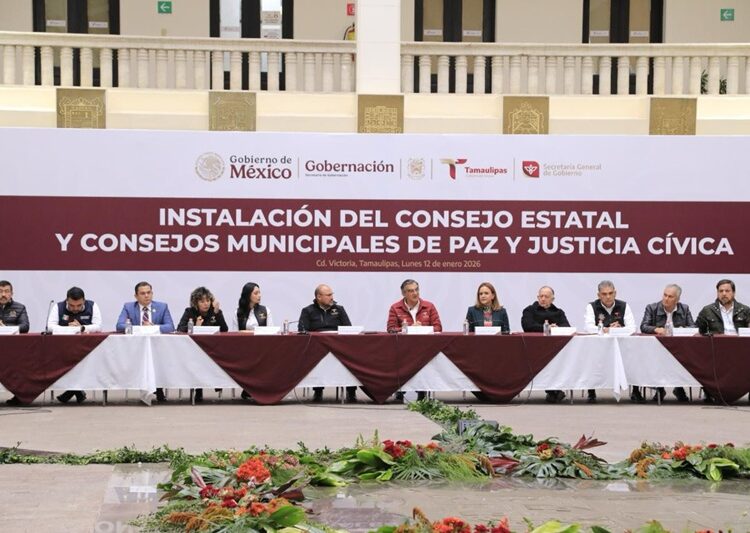 Instala Tamaulipas Consejos de Paz y Justicia Cívica