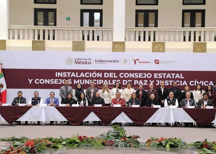 Instala Tamaulipas Consejos de Paz y Justicia Cívica