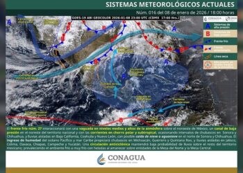 Nuevo frente frío amenaza a Tamaulipas con clima adverso y descenso marcado de temperaturas