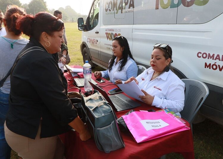 Otorga COMAPA Altamira facilidades a usuarios morosos para que se regularicen