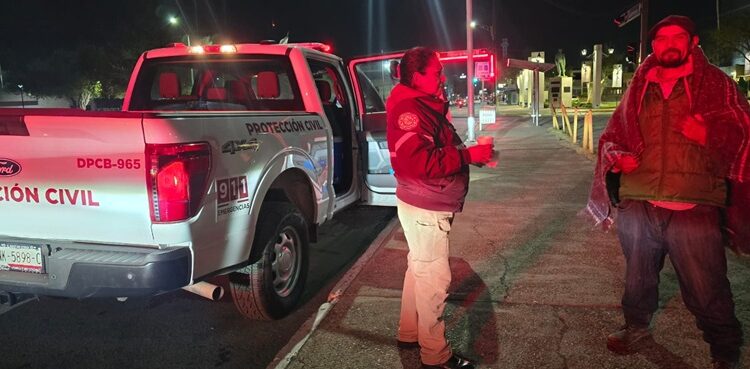 PC y Bomberos implementa operativo carrusel ante bajas temperaturas en NLD
