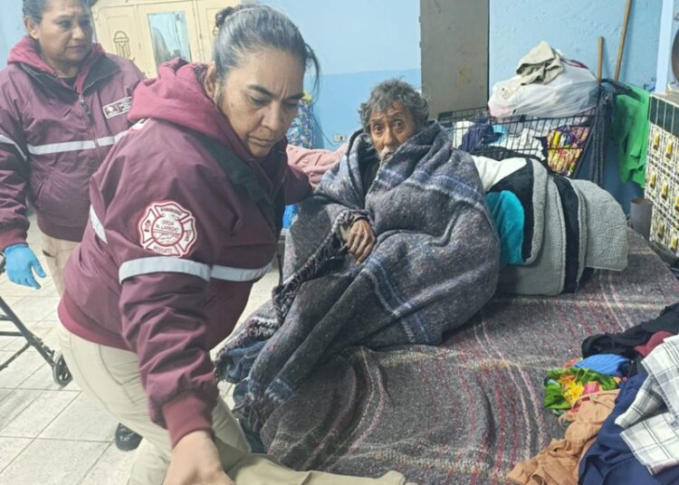 PC y Bomberos implementa operativo carrusel ante bajas temperaturas en NLD