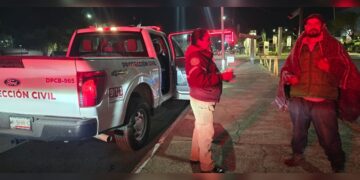 PC y Bomberos implementa operativo carrusel ante bajas temperaturas en NLD