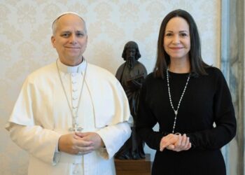 El papa León XIV se reúne con la líder opositora venezolana María Corina Machado