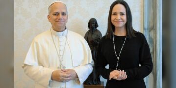 El papa León XIV se reúne con la líder opositora venezolana María Corina Machado