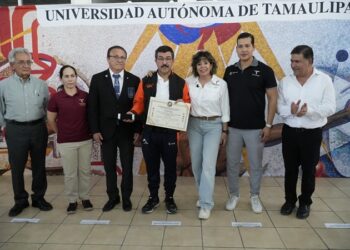 Recibe rector de la UAT reconocimiento de la Federación Mexicana de Judo