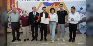 Recibe rector de la UAT reconocimiento de la Federación Mexicana de Judo