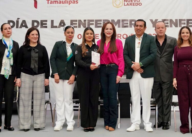 Refrenda Carmen Lilia respaldo al sector salud durante homenaje al personal de enfermería