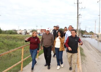 Supervisa alcalde red de drenaje en Altamira