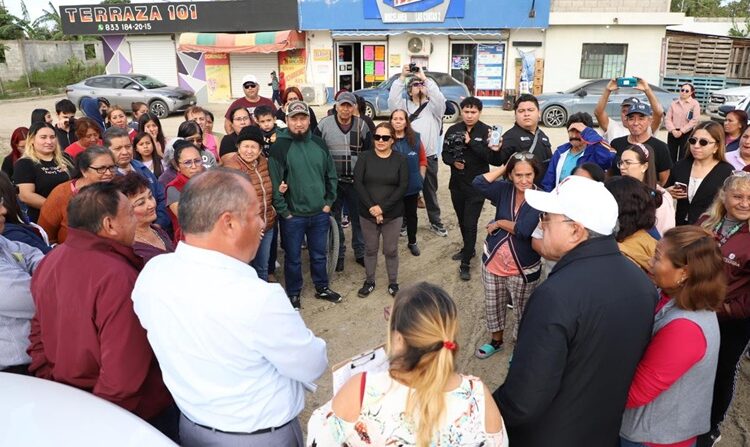 Supervisa alcalde red de drenaje en Altamira