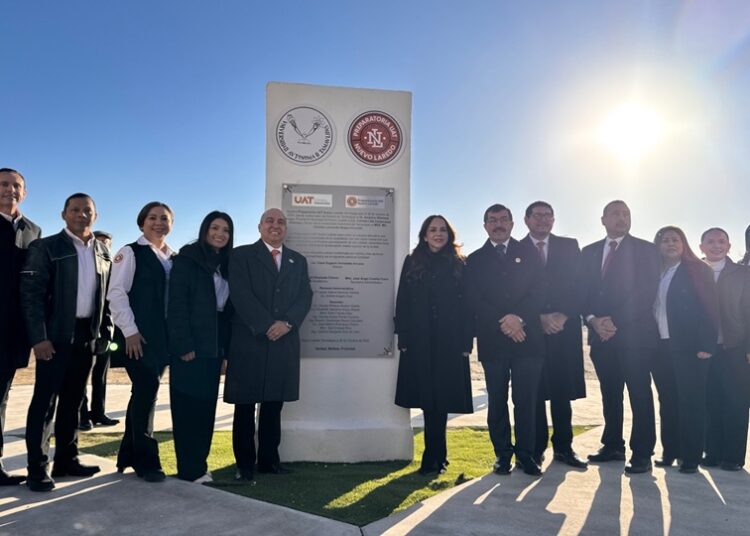 UAT y Gobierno de Nuevo Laredo inauguran obras en la nueva Preparatoria