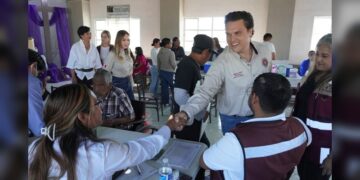 Acompaña presidente de la JUGOB Humberto Prieto Herrera acciones contra el sarampión