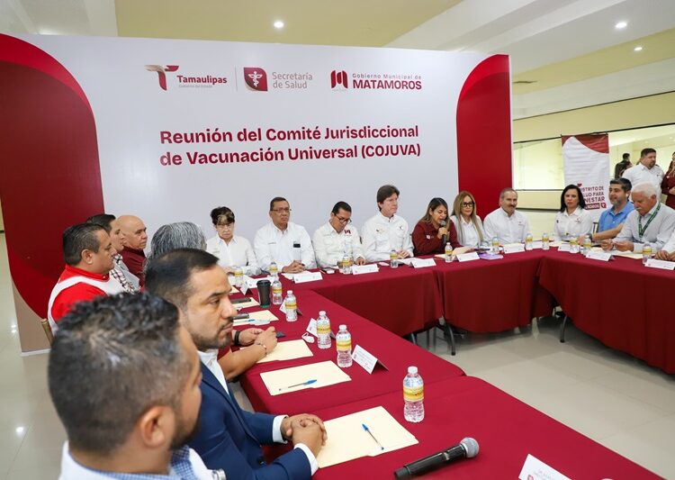 Acuerdan empresarios y el Sector Salud reforzar la vacunación en Matamoros