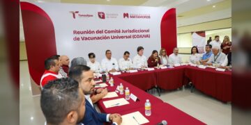 Acuerdan empresarios y el Sector Salud reforzar la vacunación en Matamoros