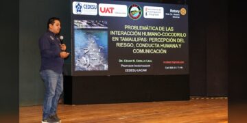 Analiza la UAT interacción humano-cocodrilo en el sur de Tamaulipas
