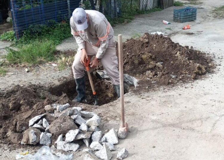 Arregla COMAPA Altamira fugas de agua en zonas urbana y rural