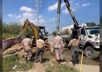Arregla COMAPA Altamira fugas de agua en zonas urbana y rural