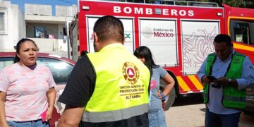 Atiende Bomberos de Altamira emergencia de incendio en vivienda abandonada
