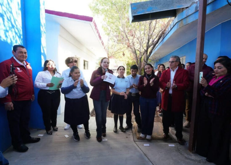 Entrega Carmen Lilia obras de infraestructura social y urbana